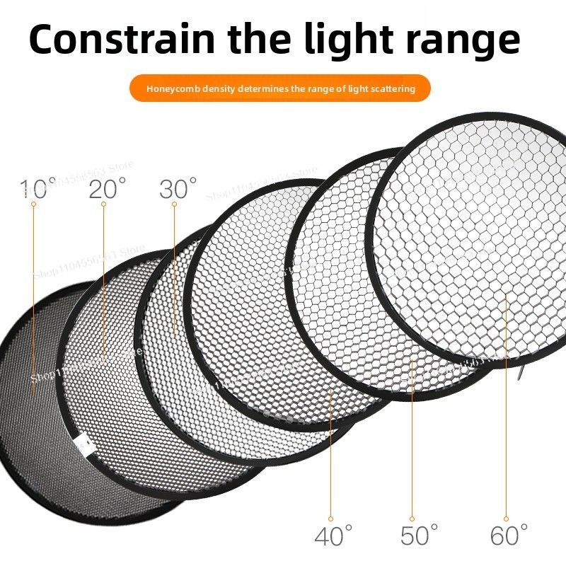 Photography Lighting Modifiers - Standard Honeycomb Grid - Bowens Mount