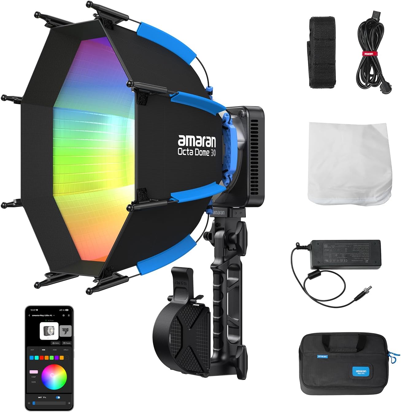 Photography Lighting App - 120W RGB LED Video Light, Portable