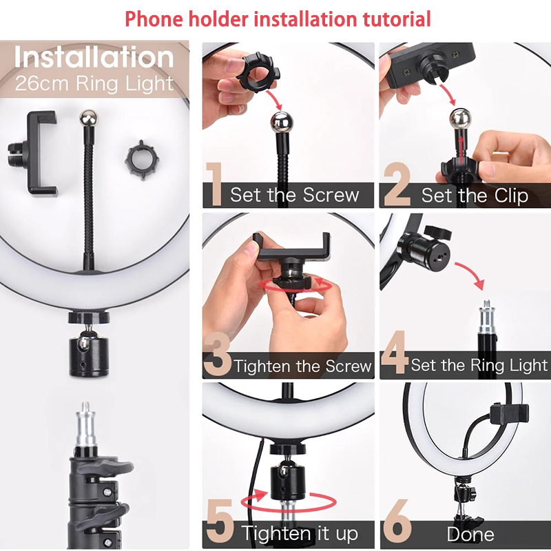 16/26/33cm Selfie Ring Light P - Photography Lighting Home 评论和价格
