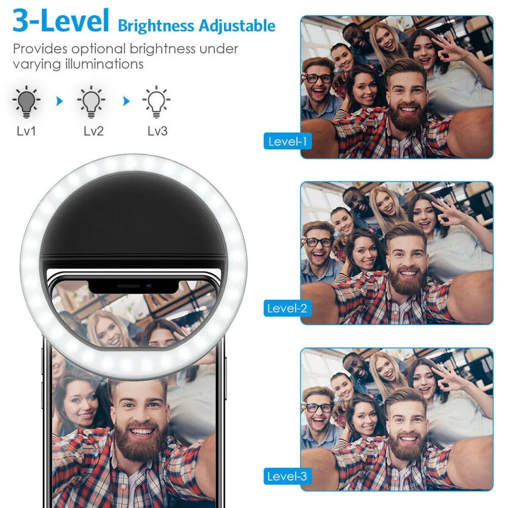 LED Selfie Fill Light USB Char - Photography Lighting Led 评论和价格