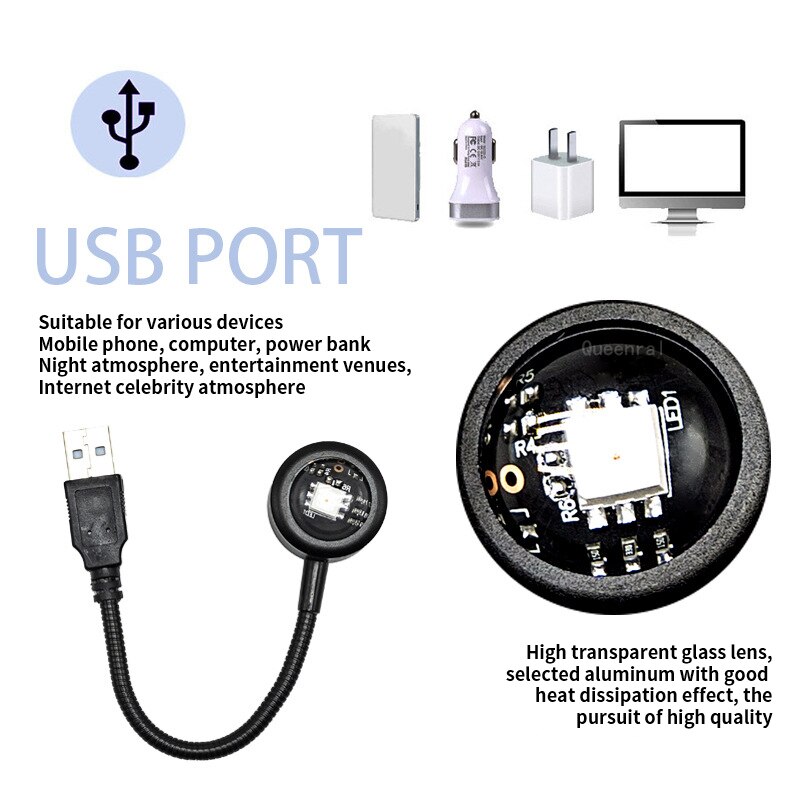 Colorful Gradient USB Sunset L - Photography Lighting Home 评论和价格