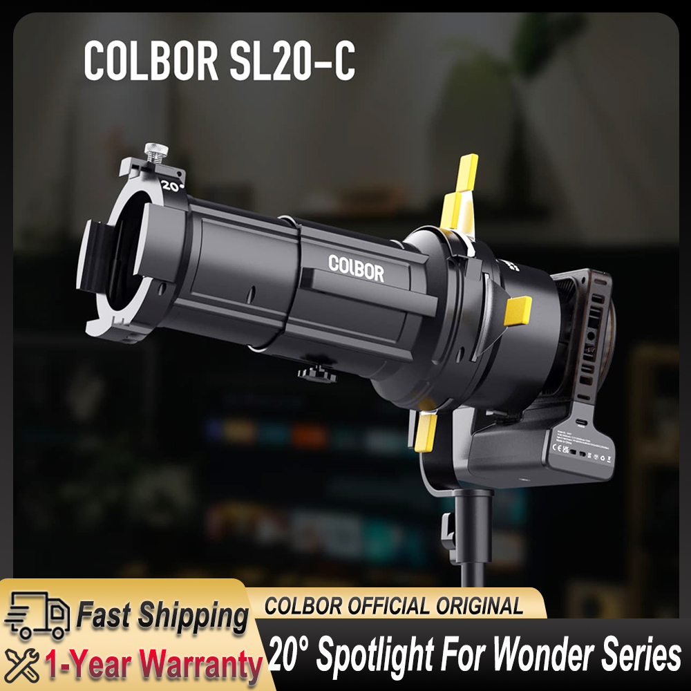 COLBOR SL20-C LED Spotlight Li - Photography Lighting Modifiers 评论和价格