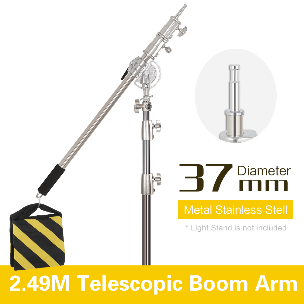 2.49M Length Cross Arm Stainle - Photography Lighting Kits 评论和价格