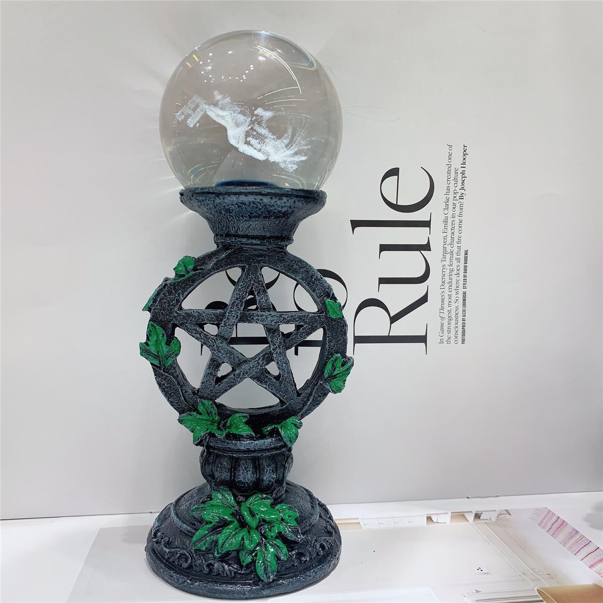 Pentagram Ornament Jade Base C - Photography Lighting Home 评论和价格