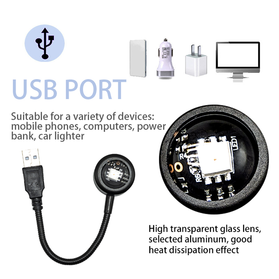 USB LED Sunset Lamp Projector  - Photography Lighting Home 评论和价格