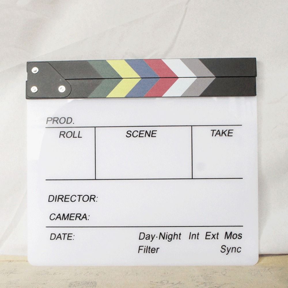 Acrylic Regisseur Scene Clappe - Photography Lighting Led 评论和价格