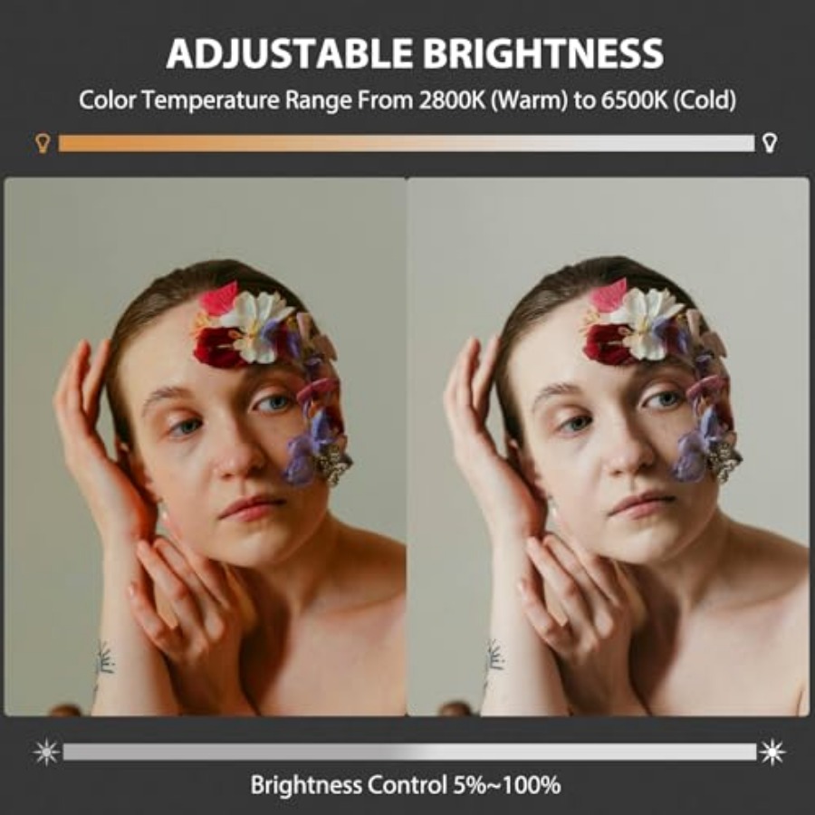 60W COB LED Video Light Handhe - Photography Lighting Color 评论和价格