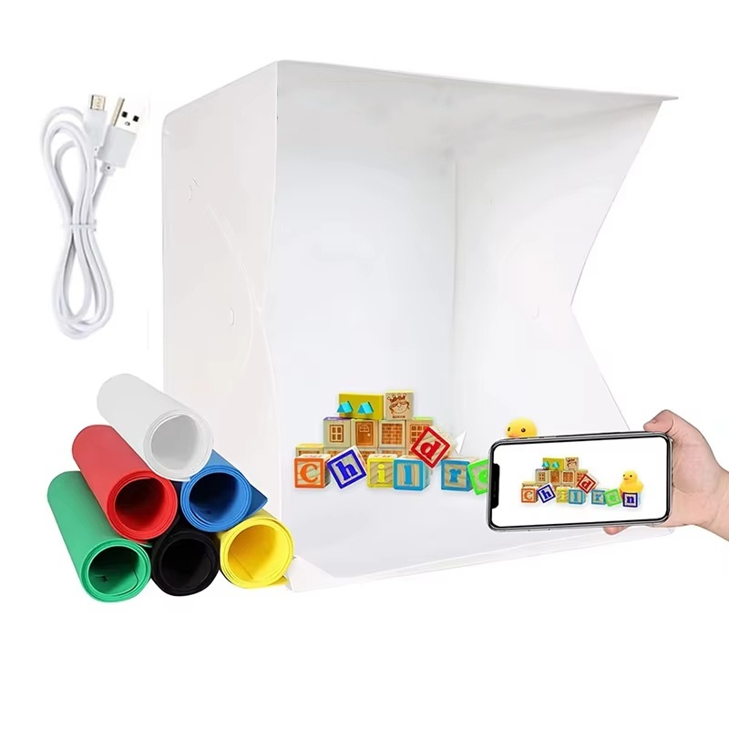 Folding Lightbox Portable Phot - Photography Lighting Kits 评论和价格