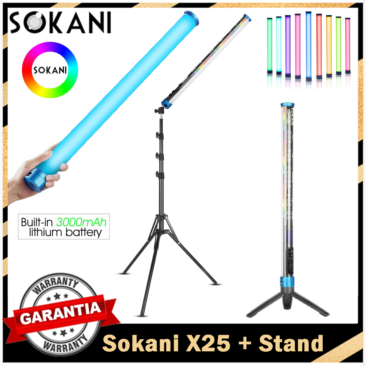 Sokani X25 RGB LED Video Light - Photography Lighting App 评论和价格
