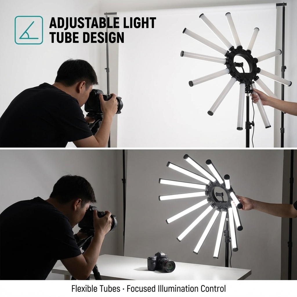 12 Arms Multi Tube Photography - Photography Lighting Kits 评论和价格