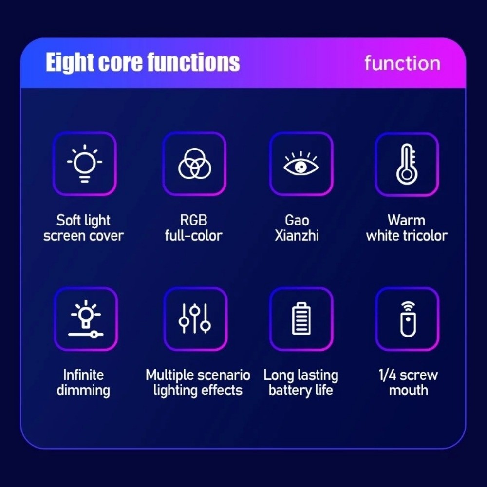 Handheld LED RGB Light Stick C - Photography Lighting Color 评论和价格