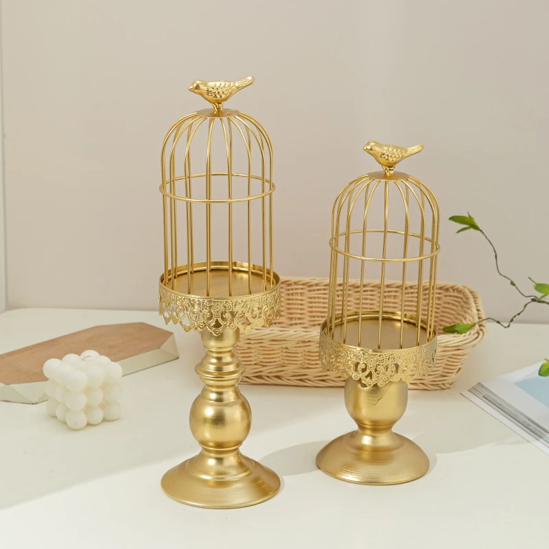 Vintage Birdcage Candle Holder - Photography Lighting Home 评论和价格