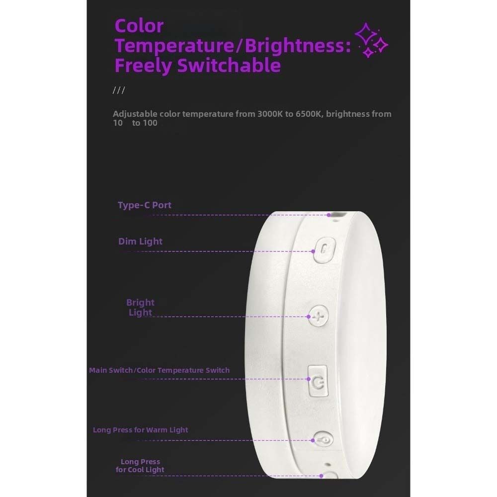 3000-6500K Portable Mini Fill  - Photography Lighting Color 评论和价格