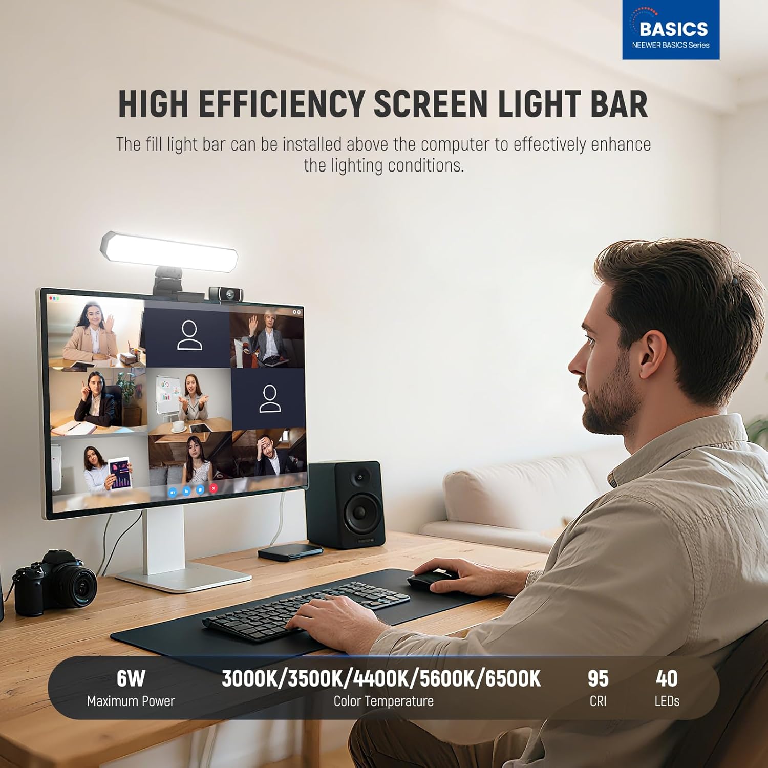 NEEWER Basics 6W Monitor Light - Photography Lighting Styles 评论和价格