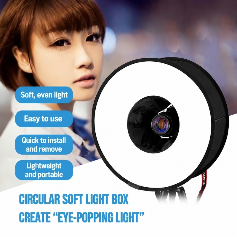Foldable 45cm Ring‑flash Soft‑ - Photography Lighting Modifiers 评论和价格